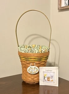 2008 Bonnie Longaberger May Serie Narzissenkorb mit Liner Protector & Tie-on - Bild 1 von 15