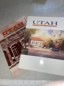 2 UTAH Historical Quarterly Lot - Winter 1985 + Summer 2010 - RR Depots - Picture 1 of 7