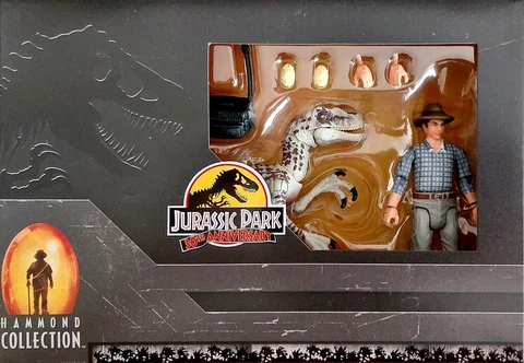 Jurassic Park Hammond Collection Grant Isla Sorna Velociraptor Encounter Pack Cover