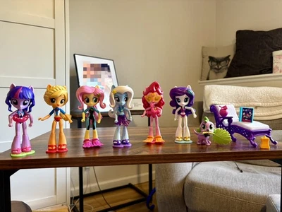 Hasbro My Little Pony Equestria Niñas Minis Colección Playa Lote de 6 Figuras Foto 1 de 3