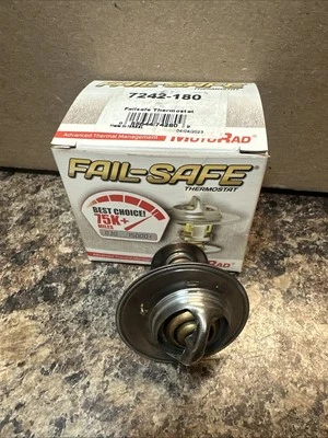 MOTORAD "故障安全" 发动机冷却液恒温器 7242 - 180 免运费!!! — 第 1/2 张图片