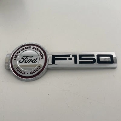 OEM 2003 Ford F150 Heritage Edition Emblem Badge Logo Chrome - Image 1 of 4