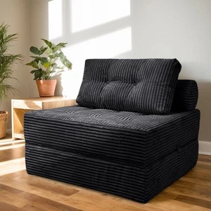 Nigoone Sofa Bed Futon, Versatile Foldable Sleeper Chair with Pillow, Support... - Picture 1 of 7