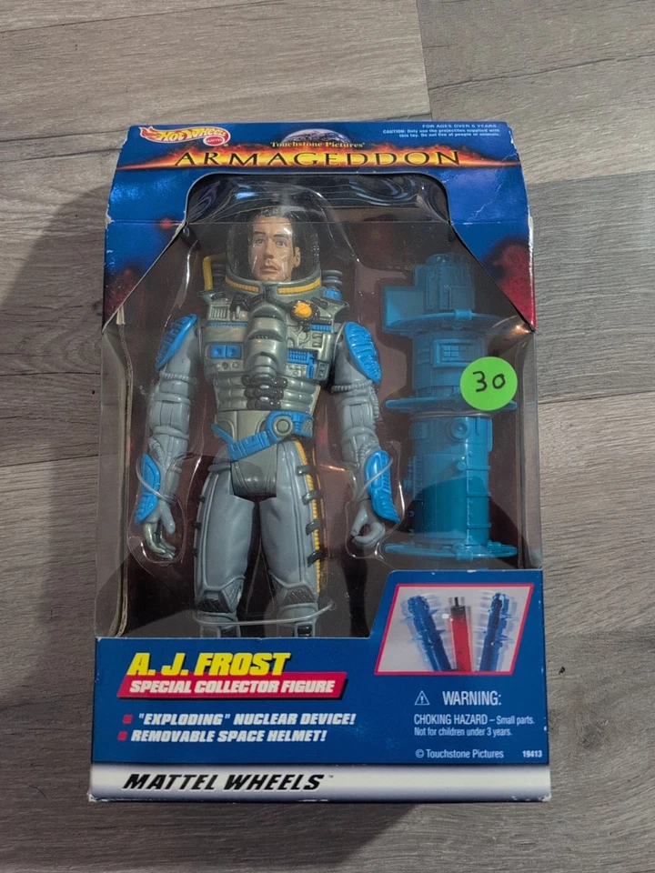 Armageddon Movie A.j. Frost Figure 1997 Hot Wheels Mattel