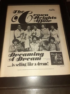 Crown Heights Affair Dreaming A Dream Rare Original Promo Poster Ad Framed! - Picture 1 of 1