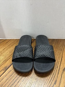 Nike Benassi Sandalen Herren Gr. 13 Schwarz Solarsoft Slides Anthrazit 705474-091 - Bild 1 von 9