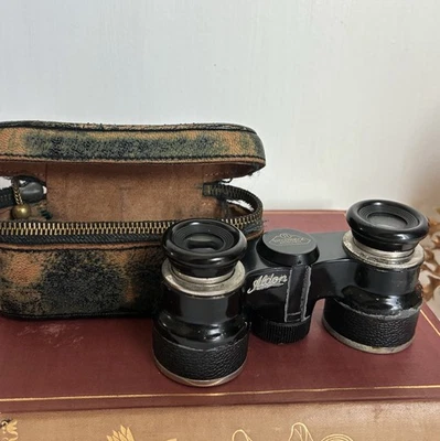 Vintage 1940s RODENSTOCK Aldon Opera Glasses w/case Binoculars Munich Germany - Image 1 of 4