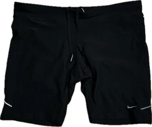 Nike Women’s XL Running Filament 8” Shorts Black Matte Silver 519839-010 Active - Picture 1 of 9