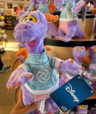 NUEVO🌟2025 Disney Parks Epcot Festival Of The Holidays Figment Suéter Peluche Foto 1 de 3