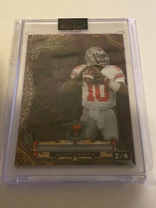 Troy Smith 2024 Wild Card 7 Card Studs Red Club Flourishes /4 - Picture 1 of 2