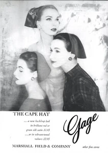 50's Gage Hat Ad - The Cape Hat 1955 - Bild 1 von 1