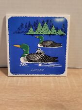 Down-East Crafts Decorative Mallard Duck Wall Tile 6x6