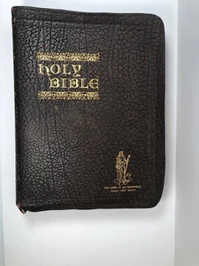 Large Vintage “The Good Leader” Bible 1946 Dixon Chicago Indexed W/ Bookmarks - Picture 1 of 7