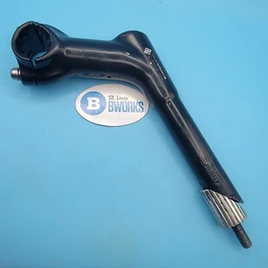 Origin8 Classique Sport 1" (22.2mm) Quill Stem 75mm 25.4mm Clamp Black Alloy l2 - Picture 1 of 7
