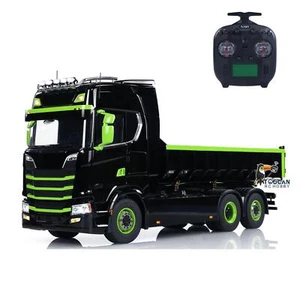 1/14 Hydraulic 6x6 RC Full Dumper Metal Roll-on Tipper Truck 3Speed Transmission - Picture 1 of 21