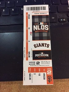 2016 CHICAGO CUBS VS SAN FRANCISCO GIANTS NLDS GAME 4 TICKET STUB CUBS ADVANCE - Picture 1 of 1