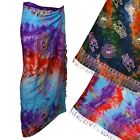 Mens Ladies Beach Cover Up Colourful Sarong Daoist Goa Psy