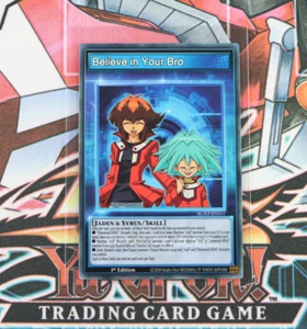 YuGiOh Skill Card Believe in Your Bro SGX2-ENS11 1st Edition Common - Picture 1 of 2