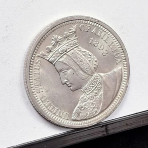 1893 Commemorative Isabella Silver Quarter - BU (#54663-L) - Picture 1 of 8