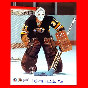 Autographed Ken Broderick Boston Bruins Photo - X3 - Photo 1 sur 2
