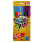 Colouring Pencils – 12 Mixed Colours, by World of Colour