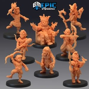 GOBLIN, Dungeons and Dragons Miniature, Fantasy RPGs Goblin Creature Warrior - Picture 1 of 10