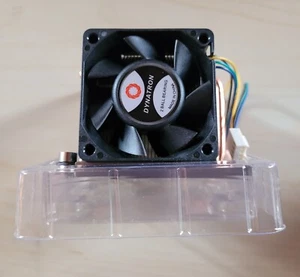 Dynatron B13 Intel Socket FCLGA3647 Square ILM 60x60x25mm PWM Fan Heatsink - Picture 1 of 4