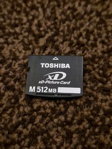 SUPERB TOSHIBA M 512MB XD MEMORY CARD TESTED & PERFECT YOUR XD CAMERA - Picture 1 of 4