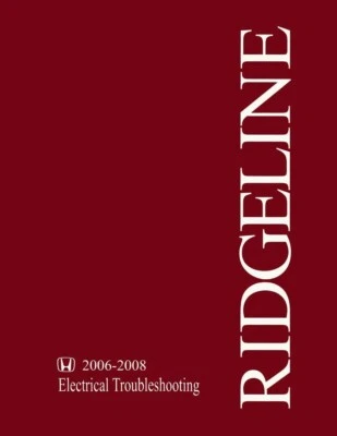 Honda Ridgeline 2006 2007 2008 manual de diagnóstico eléctrico solución de problemas OEM Foto 1 de 4