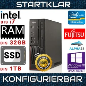 Fujtsu Esprimo C710 Windows 10 PRO PCđ„Konfigurierbar Intel i7 1 TB SSD 32GB RAM - Bild 1 von 20