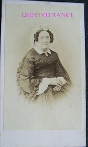 PCV532 - photo CDV FEMME de la Noblesse provençale - 2nd EMPIRE - 1864 - nommée - Bild 1 von 2