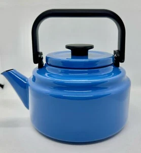 Noda Horo Japanischer Emaille Wasserkocher 68oz 2,0L AM-20K Blau Made in JP - Bild 1 von 12