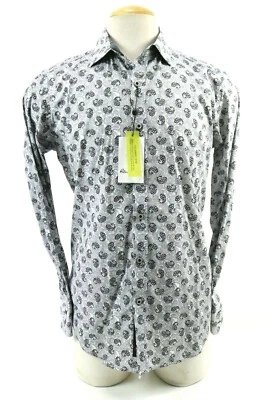 Robert Graham Alamosa NWT $198 Mens Long Sleeves Shirt Sz Small Classic Fit Gray - Image 1 of 4