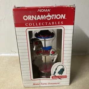 NOMA Ornamotion Carousel Horse Ornament Rotating Christmas Tree 1989 NOS - Picture 1 of 10