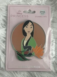 Disney Princess Floral Series Mulan Collectible Jumbo Pin Special Edition 250 - Picture 1 of 3