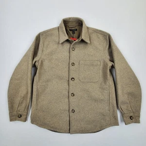 Banana Republic Men's Heritage Shirt Jacket Tan Medium NWT Button Shacket - Picture 1 of 17