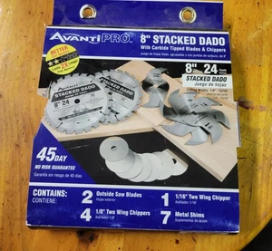 Set lame per seghetto Avanti impilate Dado 8" - Foto 1 di 9