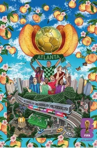 FIFA World Cup 2026 - Atlanta Poster - Picture 1 of 1