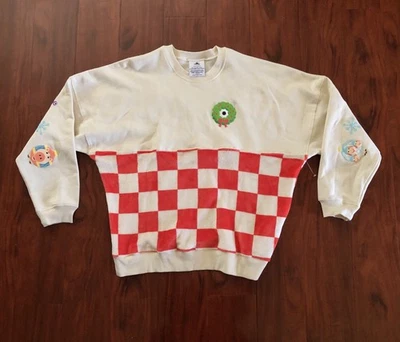 Suéter Disney Navidad Pixar Cuadros Colección Vacaciones Nuevo sin Etiquetas Talla L Adulto Unisex Foto 1 de 4