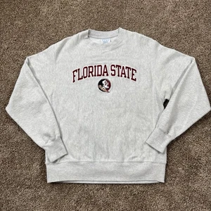 Sudadera De Colección Florida State Seminoles Champion Tejido Inverso Para Hombre Mediana M - Imagen 1 de 13