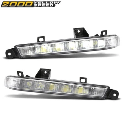 2PCS LED Fog Lamp Daytime Running Lights Fit For 2009-13 Mercedes Benz W221 S63 Foto 1 de 4
