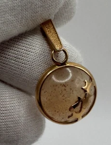 Colgante Joyería Mujer Vintage URSS Era Soviética Oro Rosa 583 14K 3.25g - Imagen 1 de 7