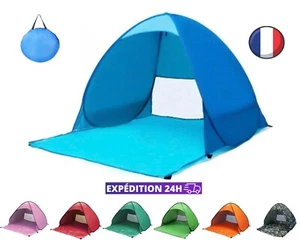 Tente de plage abris pêche randonnée camping pop up parc jardin enfants adultes - Imagen 1 de 9