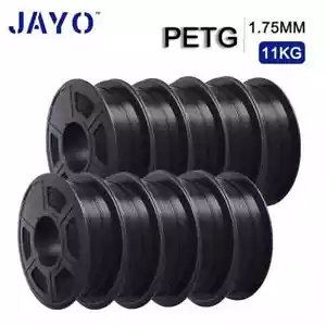 JAYO 10X 1.1KG PETG 3D Printer Filament 1.75MM UK SELLER 11kg High Adhesion FDM - Picture 1 of 10