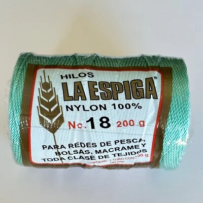 Color Verdee Hilos La Espiga Nylon 100% Nº 18 7 OZ Para Joyeria Artesanal Nuevo  Foto 1 de 4
