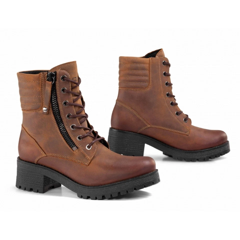 Falco Misty Lady High-Tex Boots Brown Motorcycle Boots Womens Waterproof - Image 1 of 1