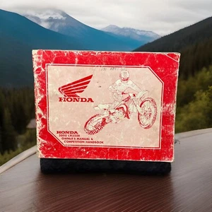 2000 Genuine Honda CR250R Owners Manual & Competition Hand Book OEM CR 250 R - Picture 1 of 7