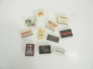 Mixed Vintage Matchbox Matches Advertistment Food Restaurants/Grills/Bars - Picture 1 of 3