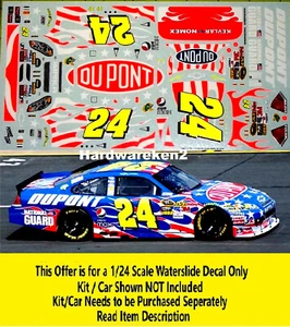 NASCAR DECAL #24 DuPONT PATRIOTIC SCHEME 2010 IMPALA JEFF GORDON 1/24 COKE 600 - Picture 1 of 5