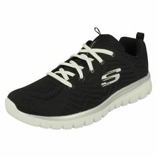 Skechers Black Memory Foam Trainers for 